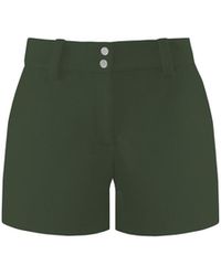 Vestiaire d'un Oiseau Libre - Kaki Cashmere Shorts - Lyst