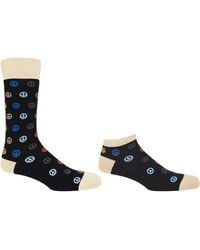 Peper Harow - Made in England - Peace Luxury Crew & Trainer Socks Bundle - Lyst