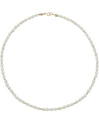 Lily & Roo - Beaded Seed Pearl Choker - Lyst