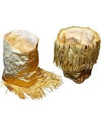 Romer Millinery - Morphy Moldable Silk Cuff & Fringe Set Of Two - Lyst