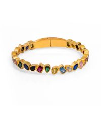 Ebru Jewelry - Multi Gemstone & Majestic Bangle Bracelet - Lyst