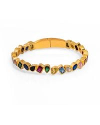 Ebru Jewelry - Multi Gemstone & Majestic Bangle Bracelet - Lyst