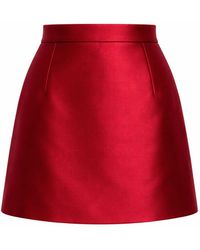 Richa Sharma - Handcrafted Silk Mini Skirt - Lyst