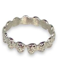 Jagged Halo Jewelry - Eternity Skull Ring - Lyst