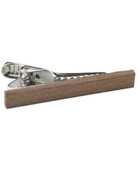 Peggy and Finn Wooden Tie Bar - Brown