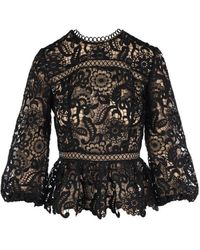 Mammu Couture - Peplum Blouse Aurora - Lyst