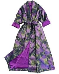 Julia Clancey - Luxe Floral Opera Coat - Lyst