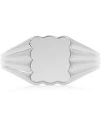 Cote Cache - Cloud Pinky Signet Ring - Lyst