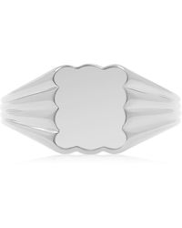 Cote Cache - Cloud Pinky Signet Ring - Lyst