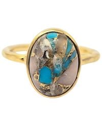 Harfi - Statement Opal Gemstone Vermeil Ring - Lyst