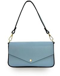 Apatchy London - The Munro Sky Leather Shoulder Bag - Lyst