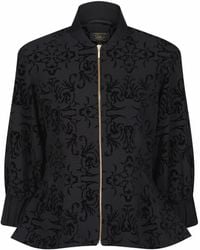 Lioness by Tf - Vintage Velvet Bomber Jacket - Lyst