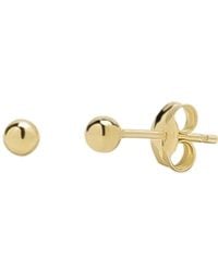 Spero London - 9Ct Solid Sphere Stud Earring - Lyst