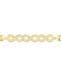 Maison De Gala - Infinity Wave Crystal Bracelet - Lyst