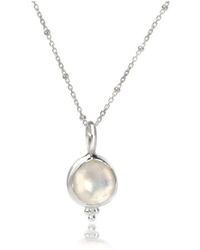 The Jewellery Store London - Moonstone 'You Are Loved' Necklace - Lyst