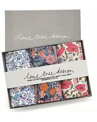 Lime Tree Design - Three Hankies Made With Liberty Fabric - Lyst
