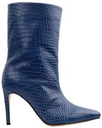 Ginissima - Ilona Jeans Boots, Embossed Leather, Short - Lyst