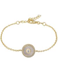 LÁTELITA London - Mystique Amulet Mother Of Pearl Bracelet Gold - Lyst