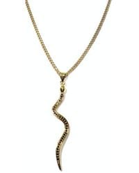 Rachel Nathan - Crystal Snake Necklace - Lyst