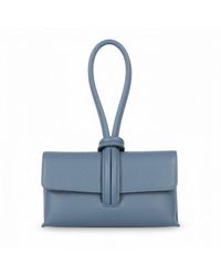 London Atelier Byproduct - Powder Leather Loop Clutch Bag - Lyst