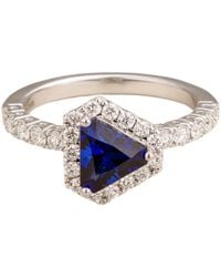 Juvetti - Diana Ring Sapphire & Diamonds - Lyst