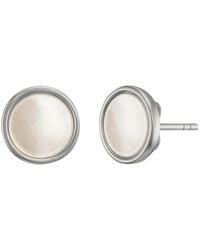 Unaloe - Round Stud Earrings - Lyst
