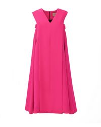 Julia Allert - Sleeveless Maxi Dress Pink - Lyst