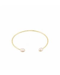 Silver Moon - Balance & Pearl-Plated Sterling Bracelet - Lyst