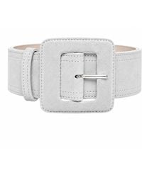 BeltBe - Suede Square Buckle Belt - Lyst