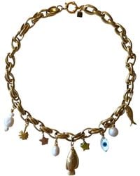 Sccollection - Chiara Pearl & Charm Necklace - Lyst