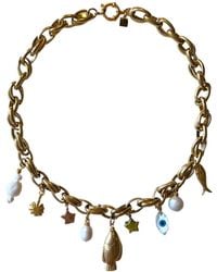 Sccollection - Chiara Pearl & Charm Necklace - Lyst