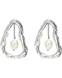 Lavani Jewels - Giselle Pearl Earrings - Lyst