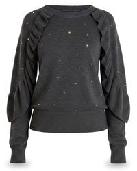 Maison Wanda - Ruffled Jumper - Lyst