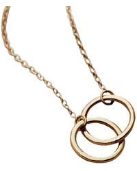 Posh Totty Designs - Medium Double Hoop Necklace - Lyst