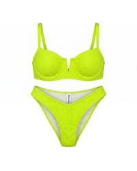 Bellaria - Electric Lime Bikini Set - Lyst