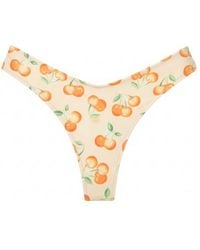Montce - Cherry Sherbet Lulu Zig-Zag Stitch Bikini Bottom - Lyst