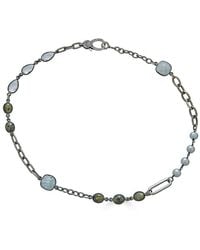 Loni Paul Jewelry - Moonstone, Labradorite, Crystal & Pearl Short Necklace - Lyst