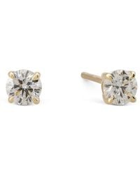 Dolcetto Designs - Lab Grown Round Diamond Studs - Lyst