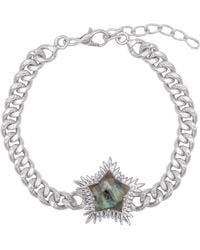 Luna Charles - Willa Labradorite Spiky Star Bracelet - Lyst