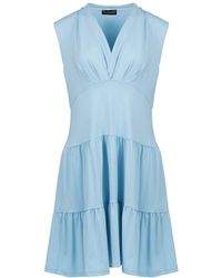 Conquista - Light Sleeveless V-Neck Jersey Dress – Loose Fit, Knee-Length - Lyst