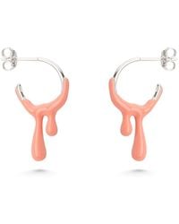 Dolcetto Designs - Gelato Tangerine Hoop - Lyst