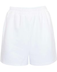 2KStyle - Darya Cotton-Jersey Shorts - Lyst
