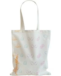 Lost Pattern - Eggheads Cotton Tote Bag - Lyst