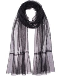 Saachi - Sheer Crystal Scarf - Lyst
