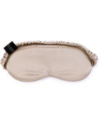 Silk Works - Neutrals Caramel Mulberry Silk Eye Mask - Lyst