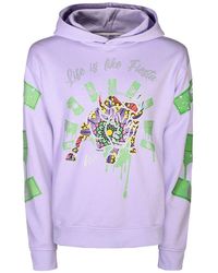 Miracles Manifester - Inspirational Affirmation Hoodie With Reflective Design - Lyst