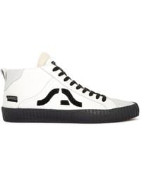 Springa | Unique Vulcanized Sneakers Italian Handmade - Wavy Leather & High Top - Lyst