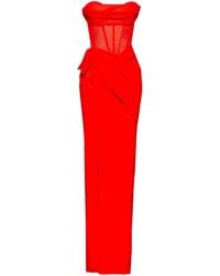 Angelika Jozefczyk - Corset Gown – Palermo High-Slit Strapless Evening Dress, Wedding Guest - Lyst