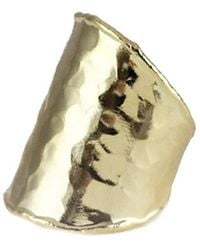 Marcia Moran - Viona Open Hammered Ring - Lyst