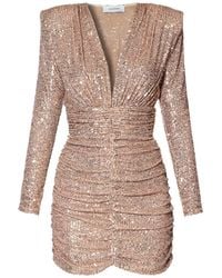 AGGI by HALEWSKI - Jessica Sparkle Mini Sequin Dress - Lyst